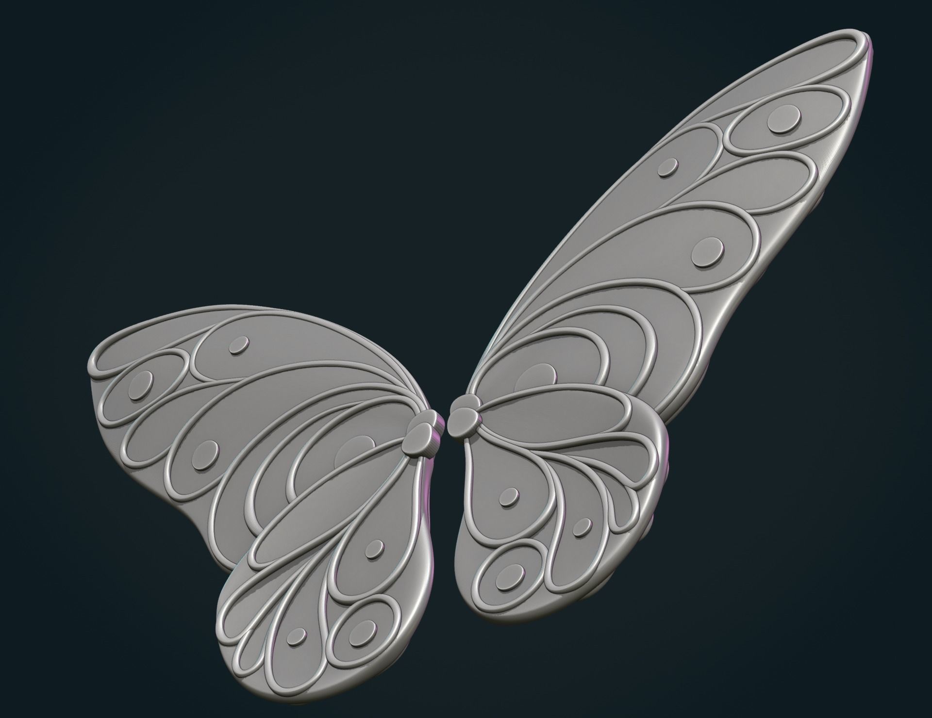Butterfly Wings 3D print model_7