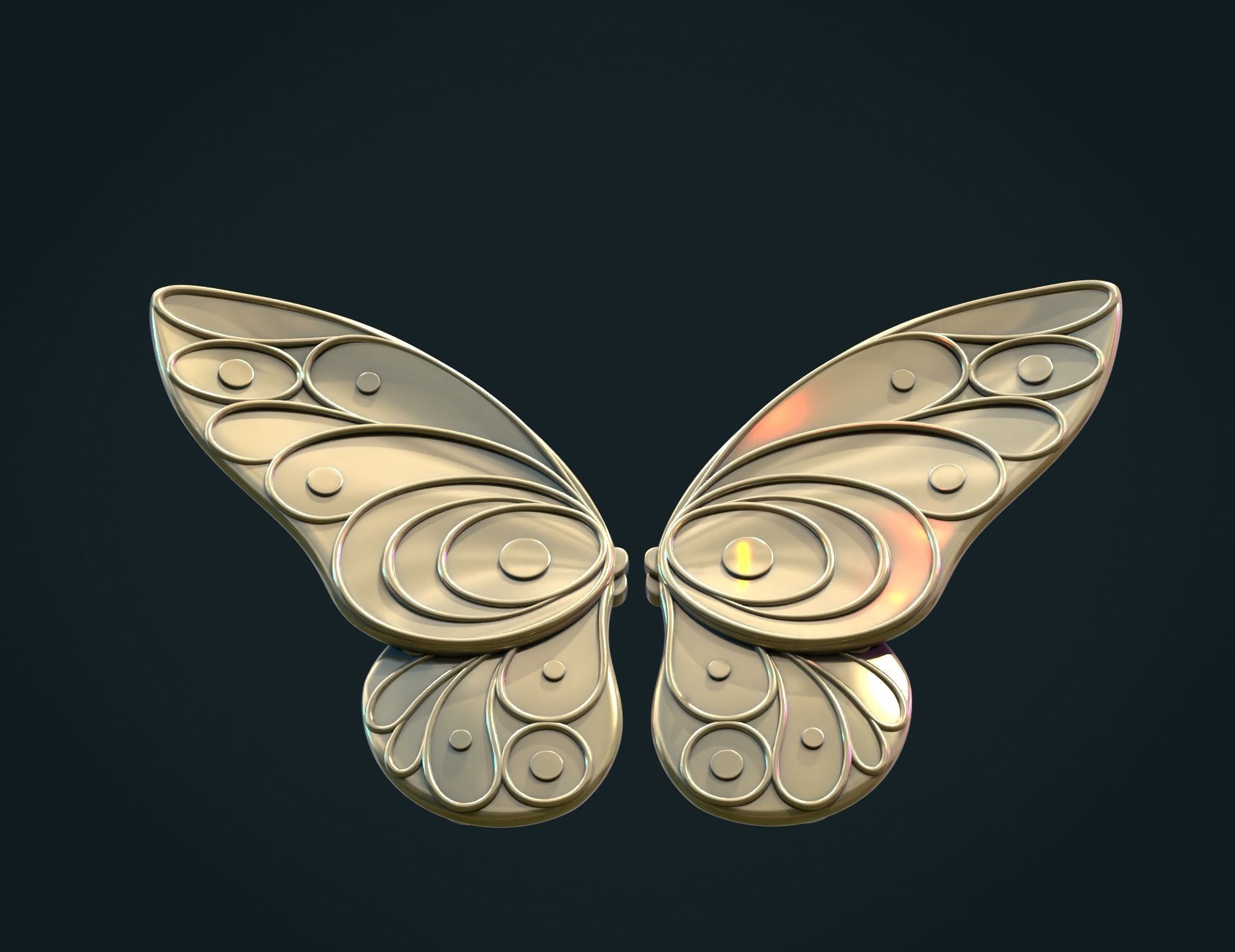 Butterfly Wings 3D print model_2