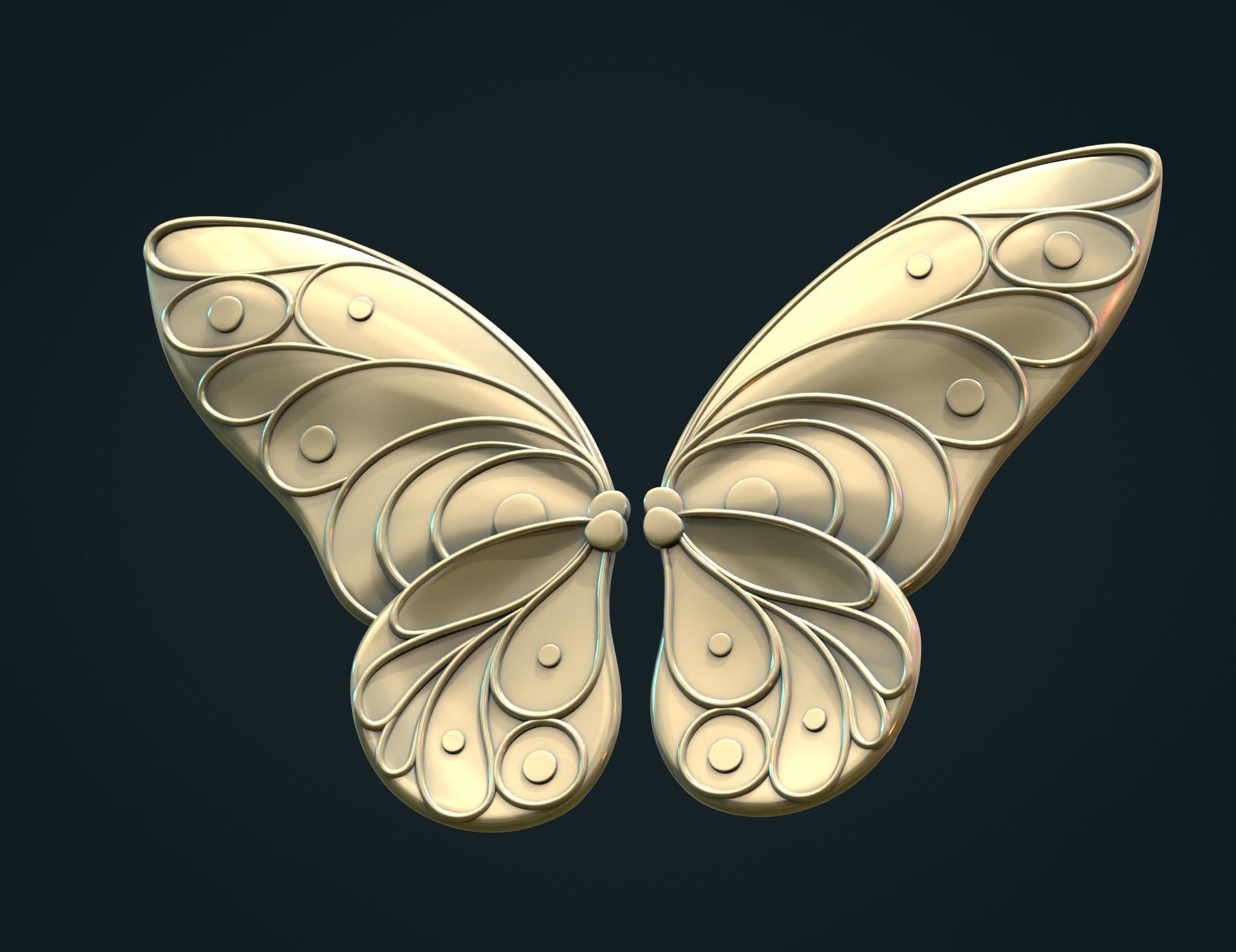 Butterfly Wings 3D print model_5