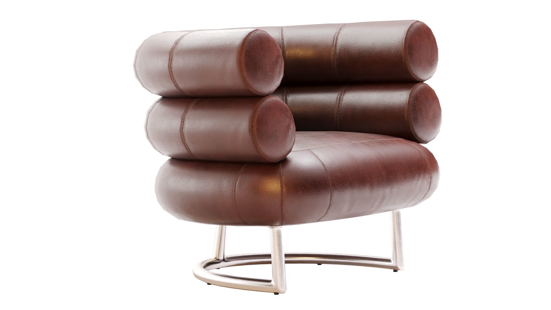 Low Poly Bibendum ClassiCon Armchair Low-poly 3D model_3