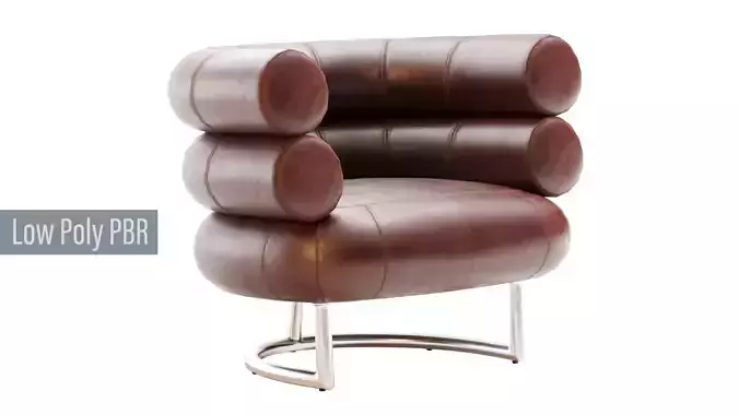 Low Poly Bibendum ClassiCon Armchair Low-poly 3D model