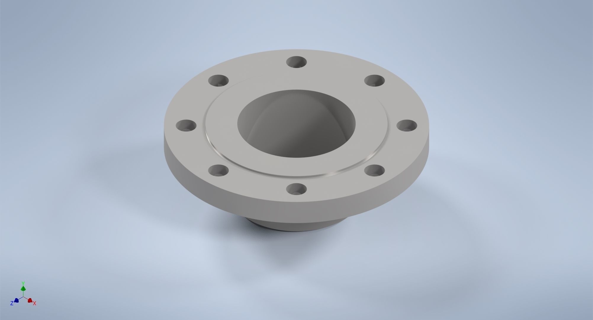 Weld-neck flanges 4 inches ASME-ANSI 3D model 3D printable | CGTrader