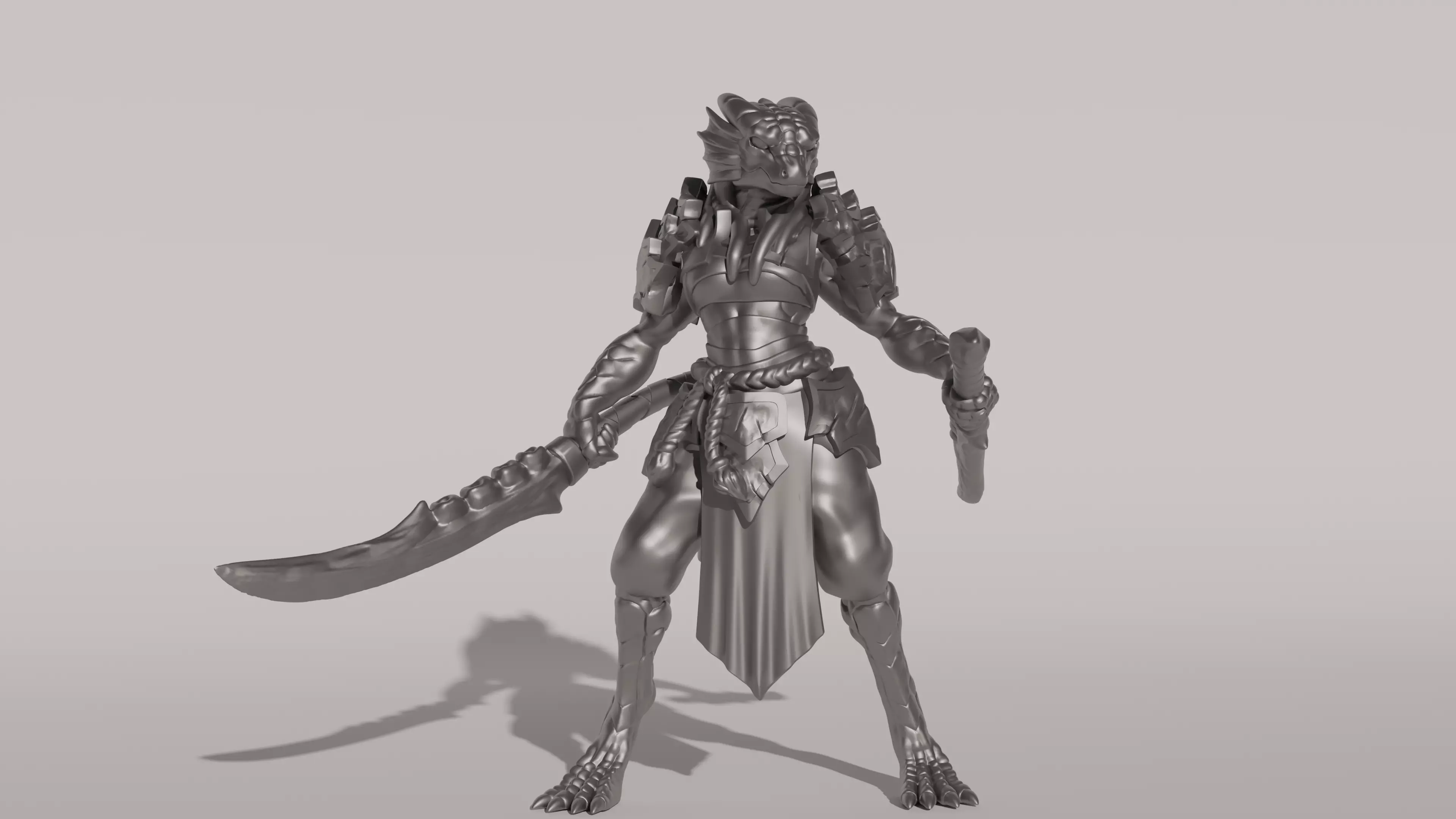 Animal Warrior 3D print model_0