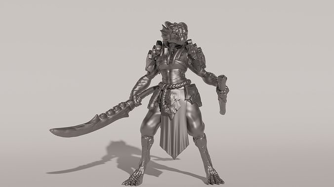 Animal Warrior 3D model 3D printable | CGTrader