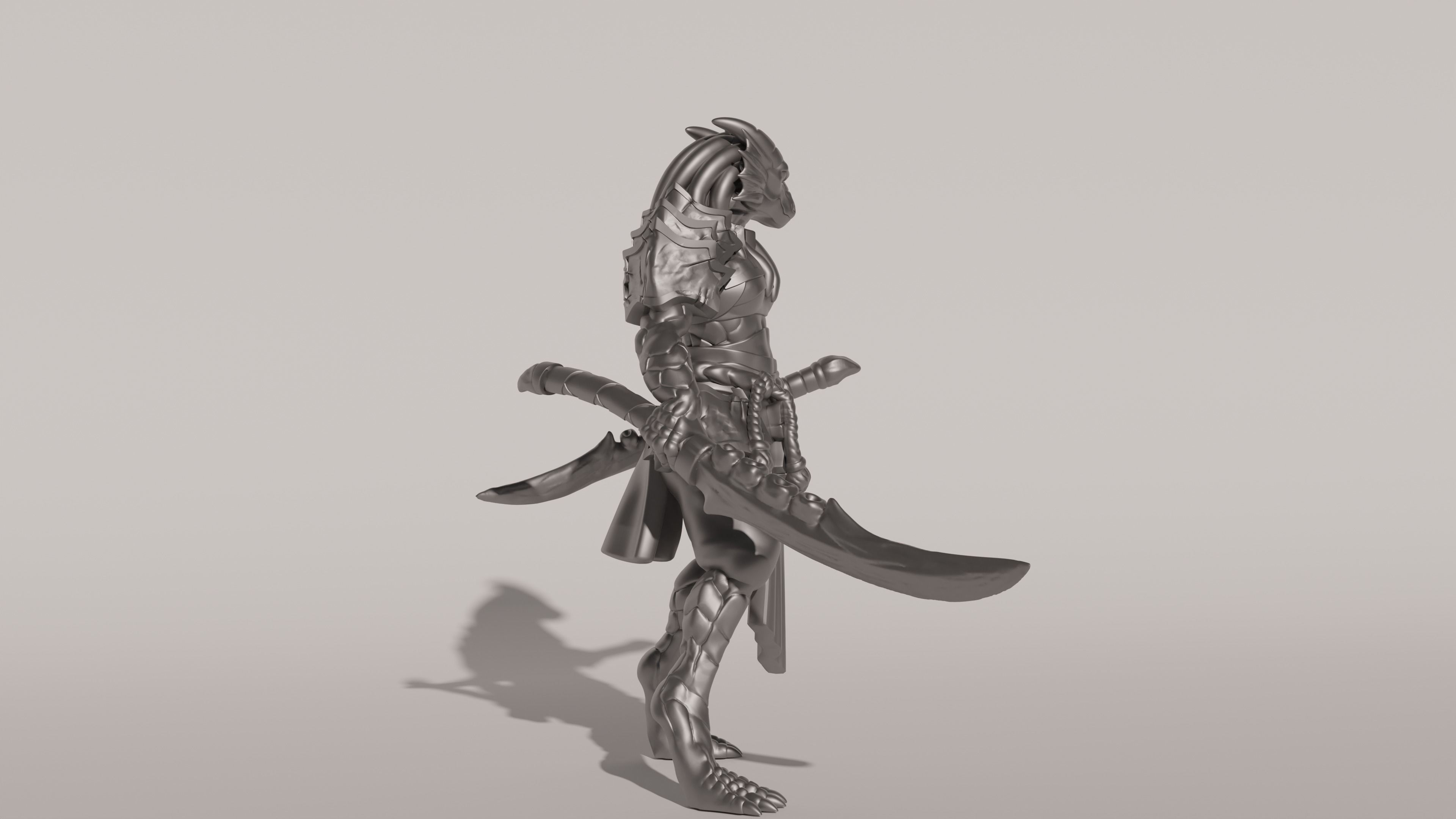 Animal Warrior 3D print model_1