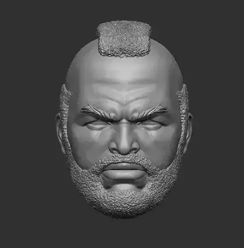 Mr T  - Headsculpt for Action Figures