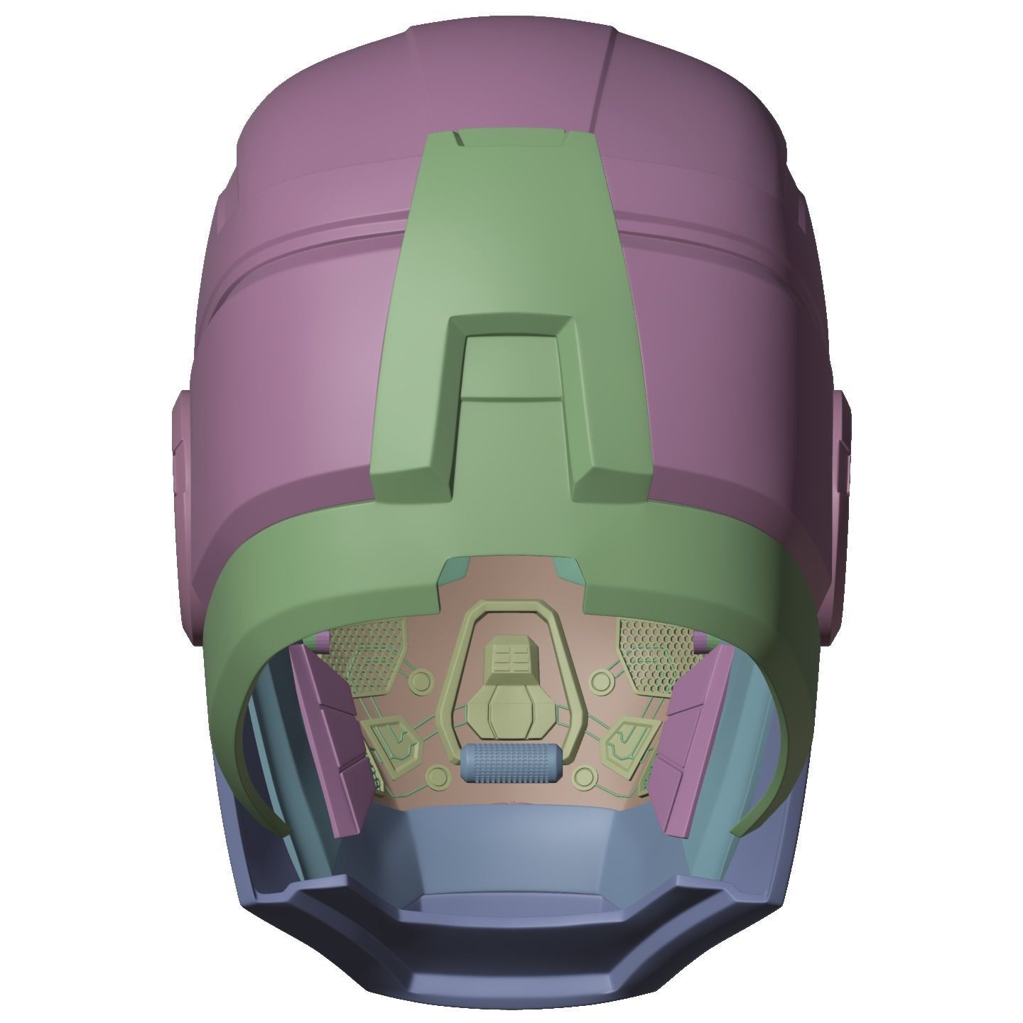 Iron man mk33 helmet with inner details and motorization 3D print model_15