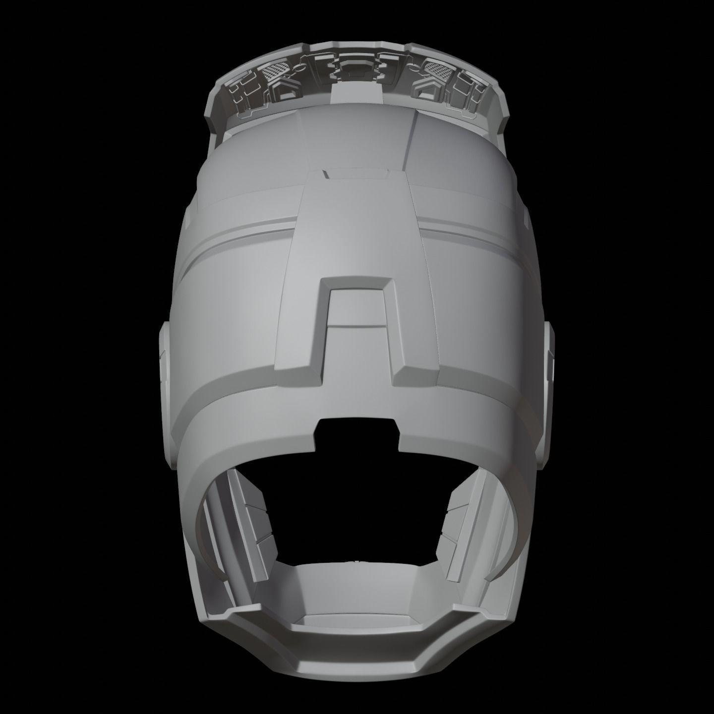 Iron man mk33 helmet with inner details and motorization 3D print model_23