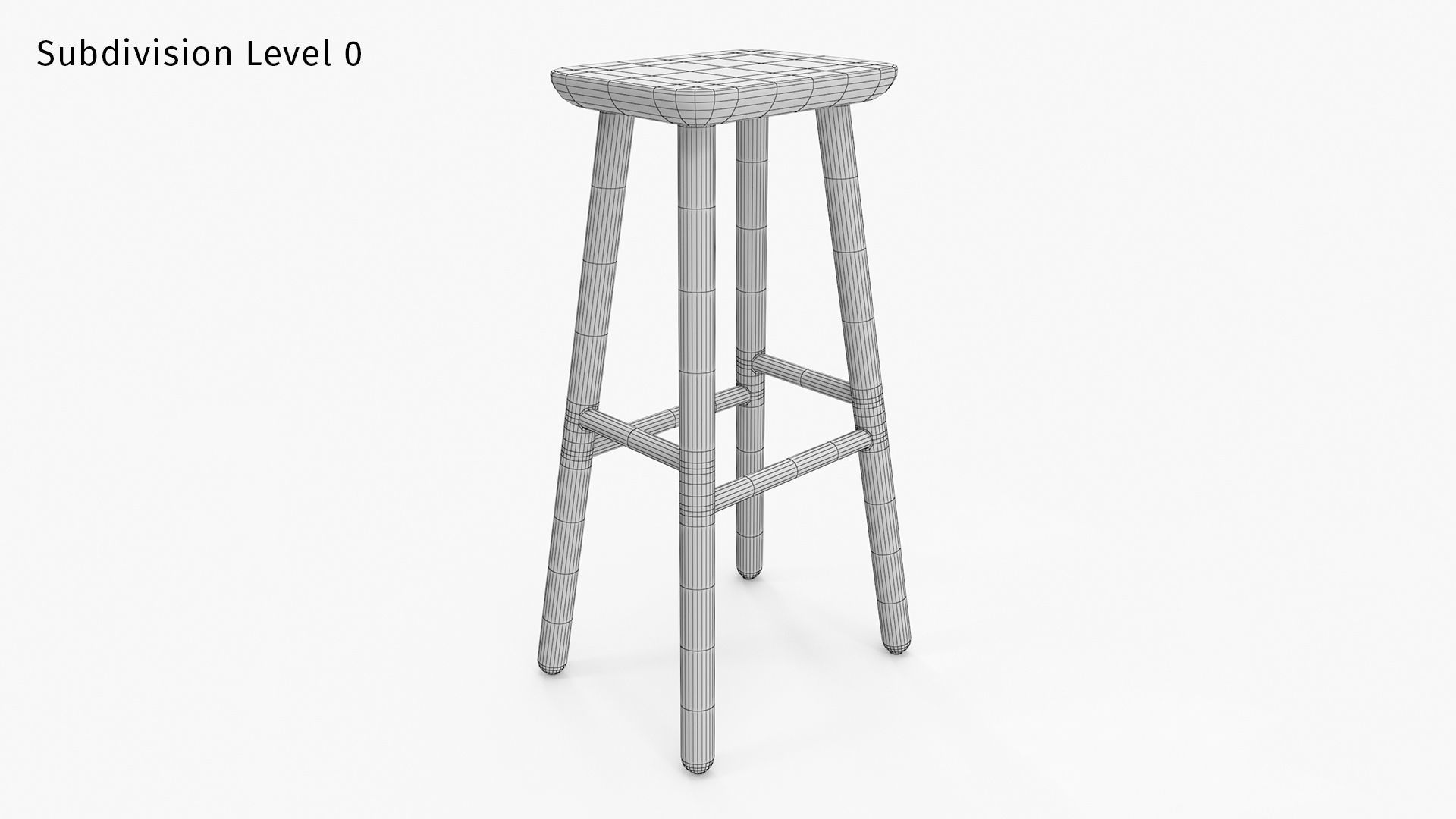 Jasper Bar Stool 3D model_9