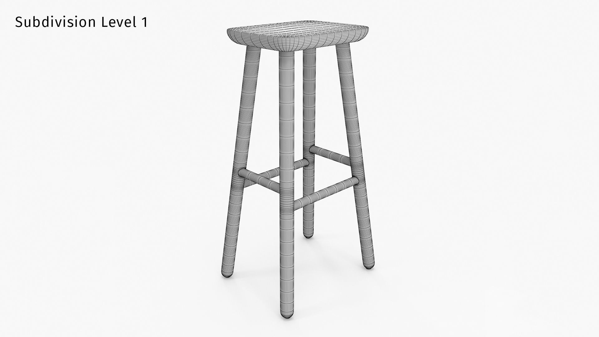 Jasper Bar Stool 3D model_10
