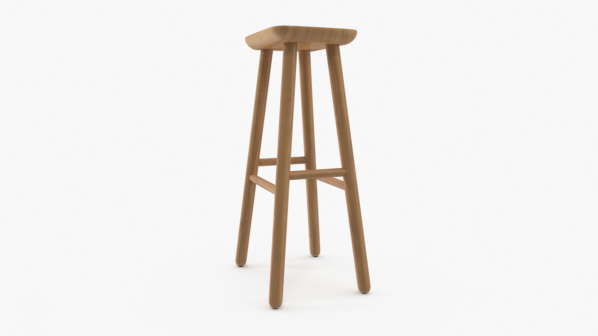 Jasper Bar Stool 3D model_1