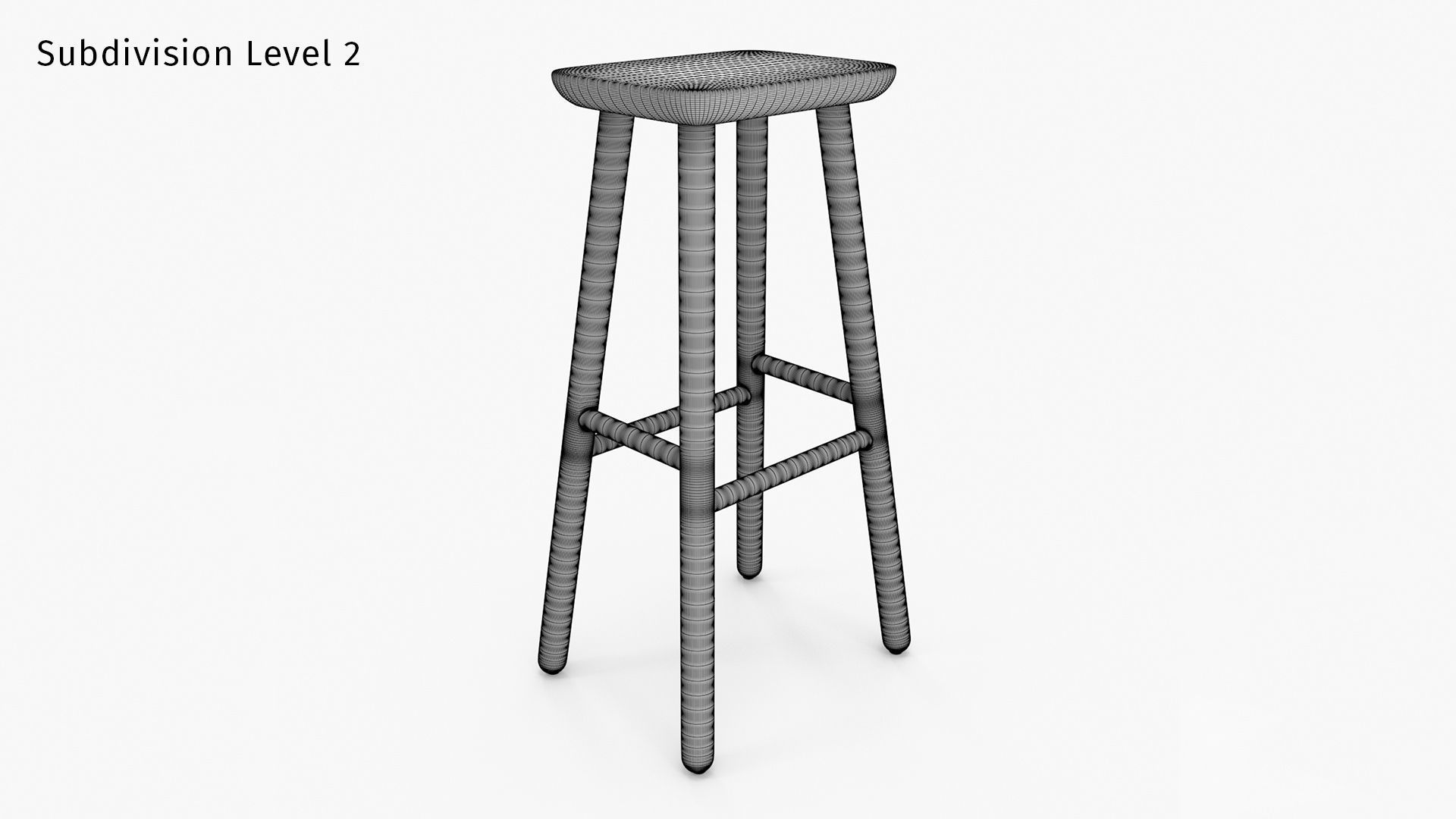 Jasper Bar Stool 3D model_11