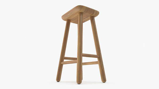 Jasper Counter Stool 3D model 6