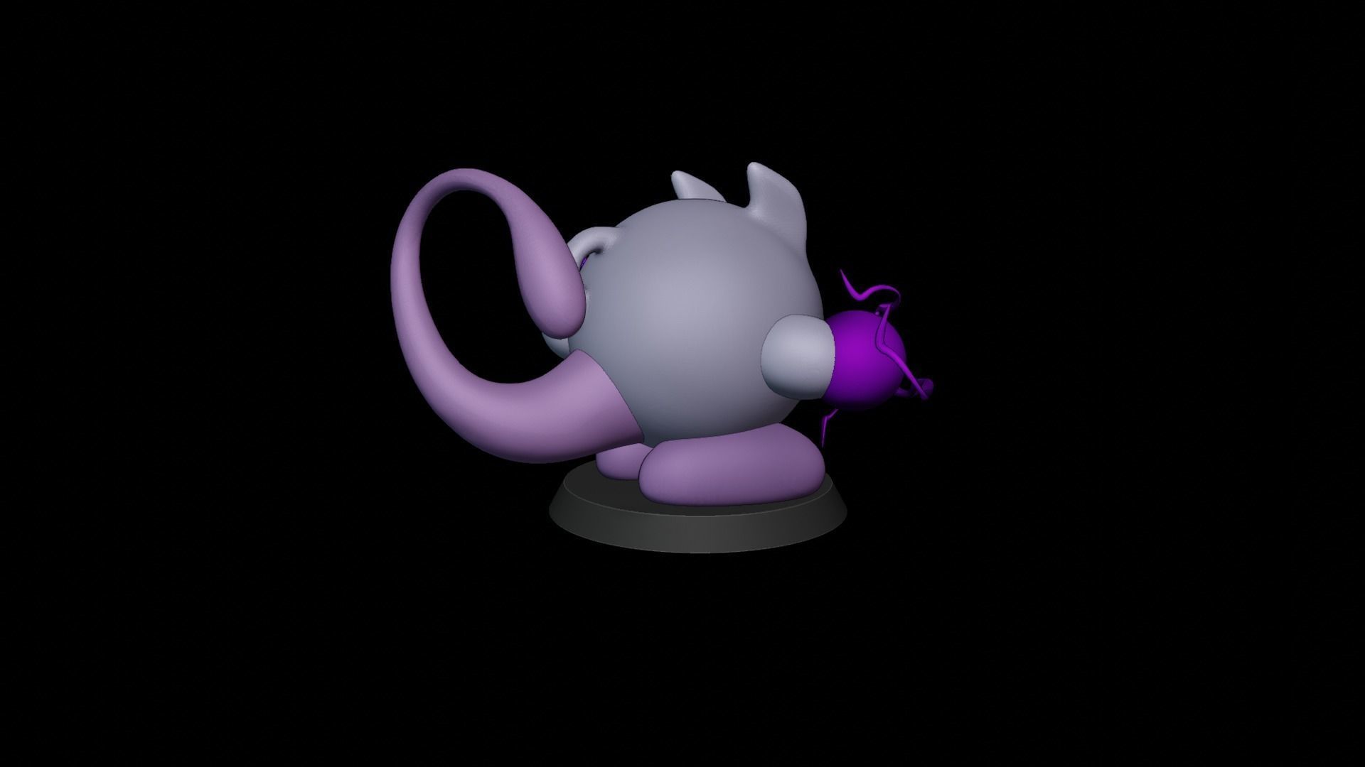 MEWTWO KIRBY  3D print model_5