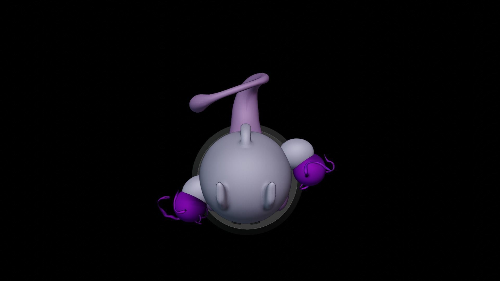 MEWTWO KIRBY  3D print model_6