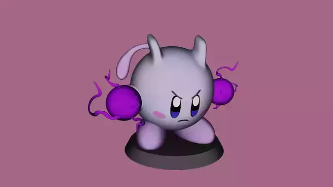 MEWTWO KIRBY  3D print model