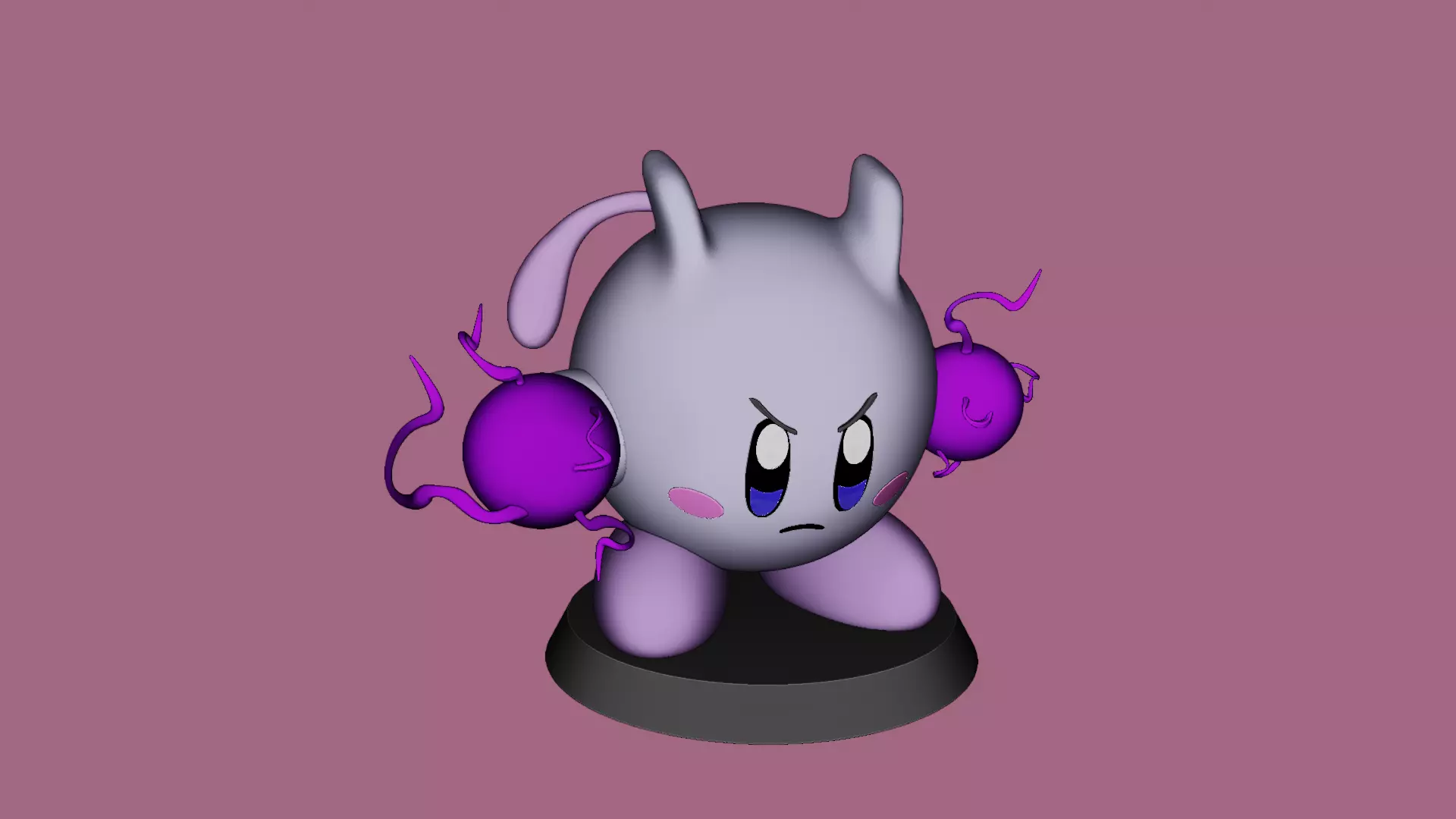 MEWTWO KIRBY  3D print model_0