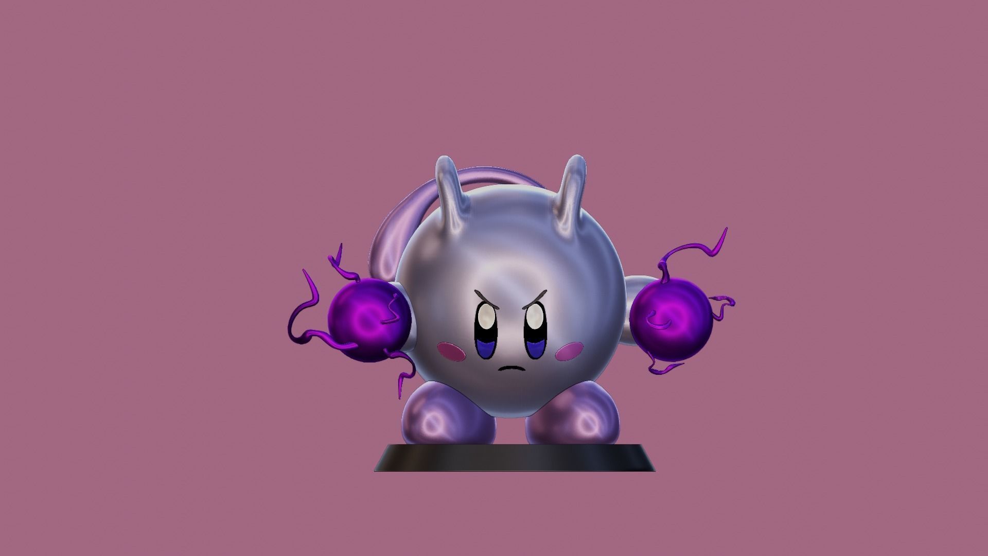 MEWTWO KIRBY  3D print model_13
