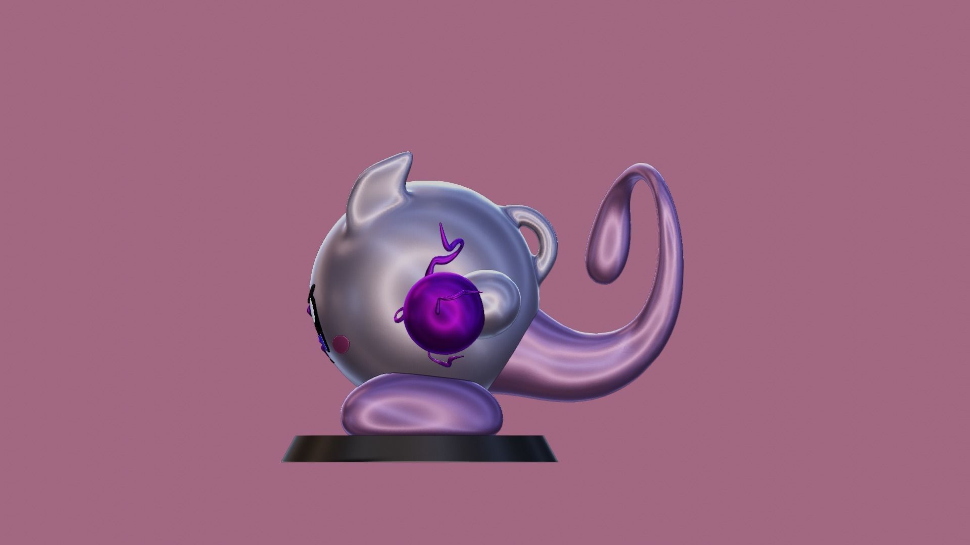 MEWTWO KIRBY  3D print model_14