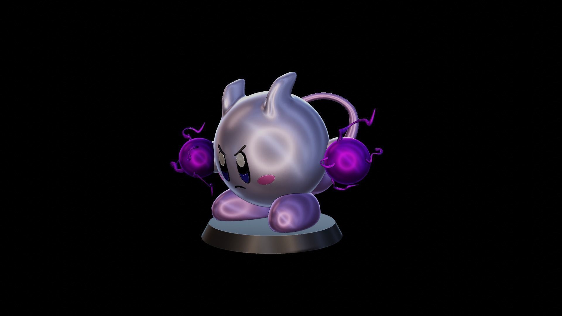 MEWTWO KIRBY  3D print model_2