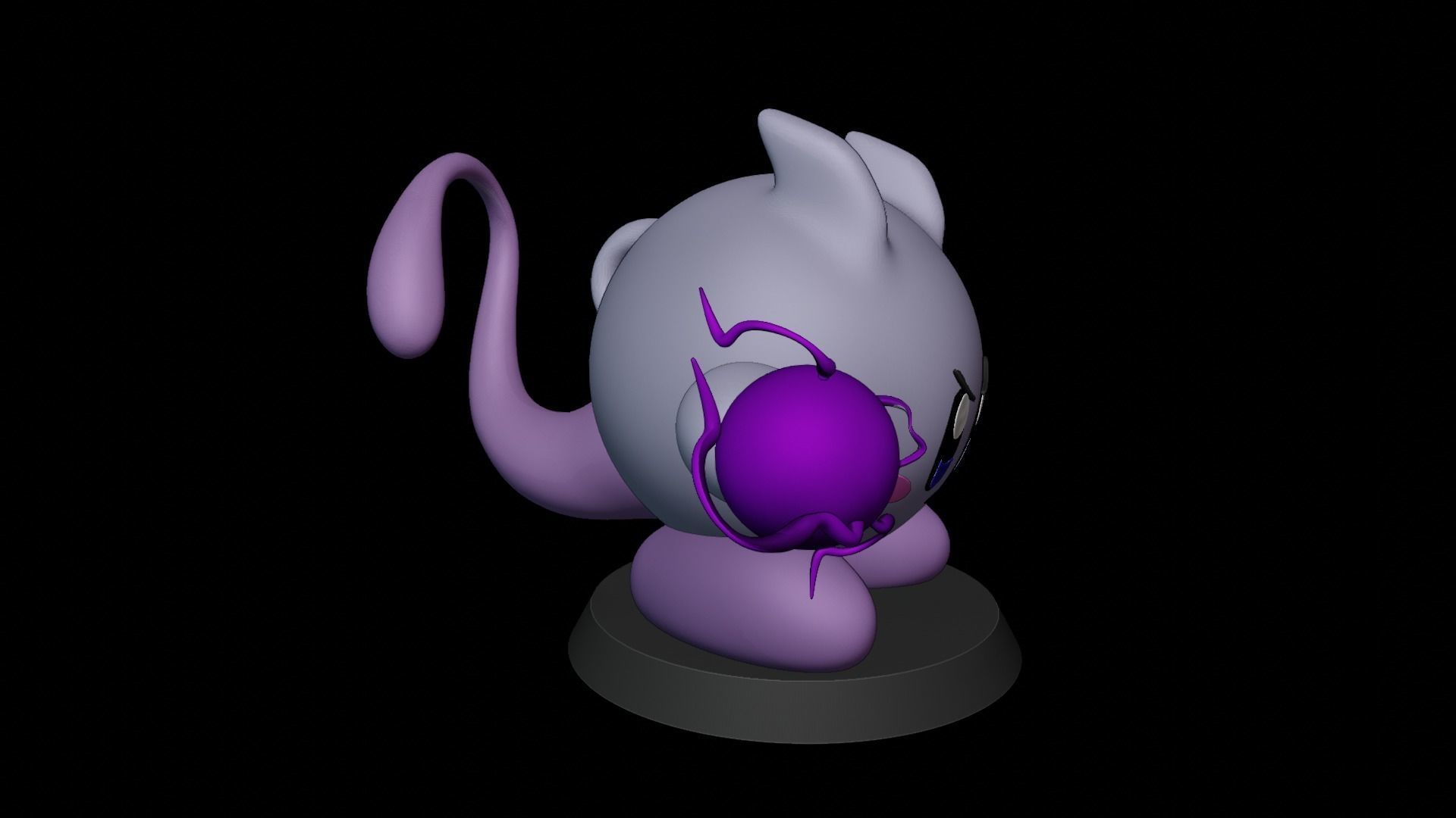 MEWTWO KIRBY  3D print model_7
