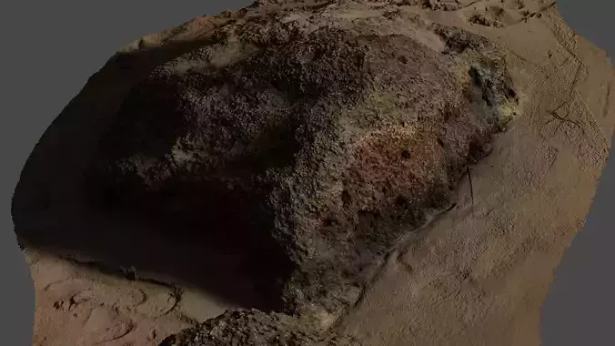 Rock19 two rocks in sand