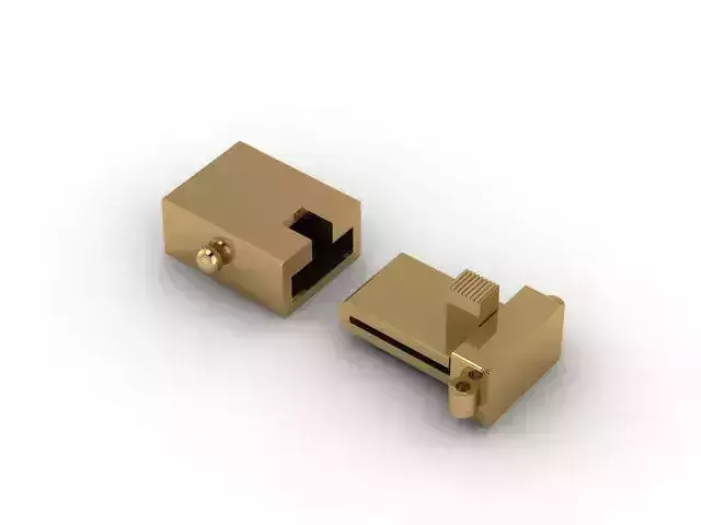clasp box  simple  3D print model