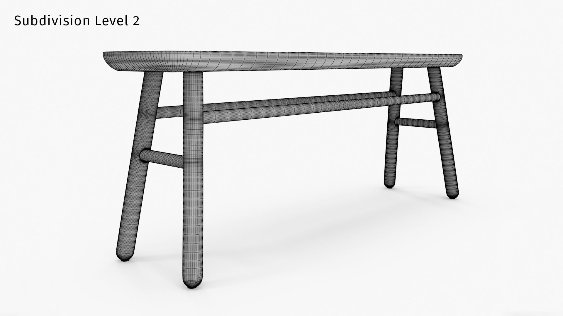 Jasper Bench 3D model_12