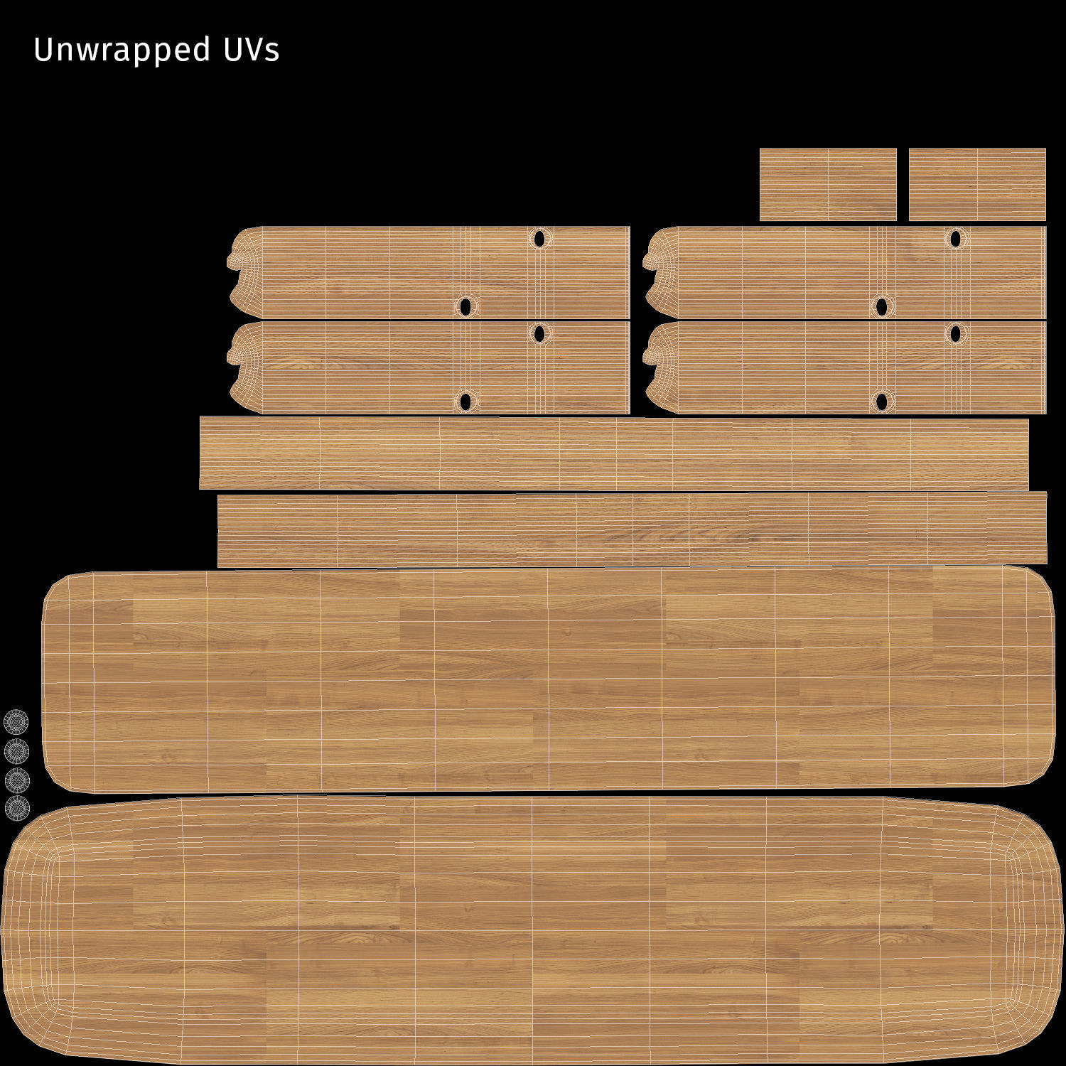 Jasper Bench 3D model_19