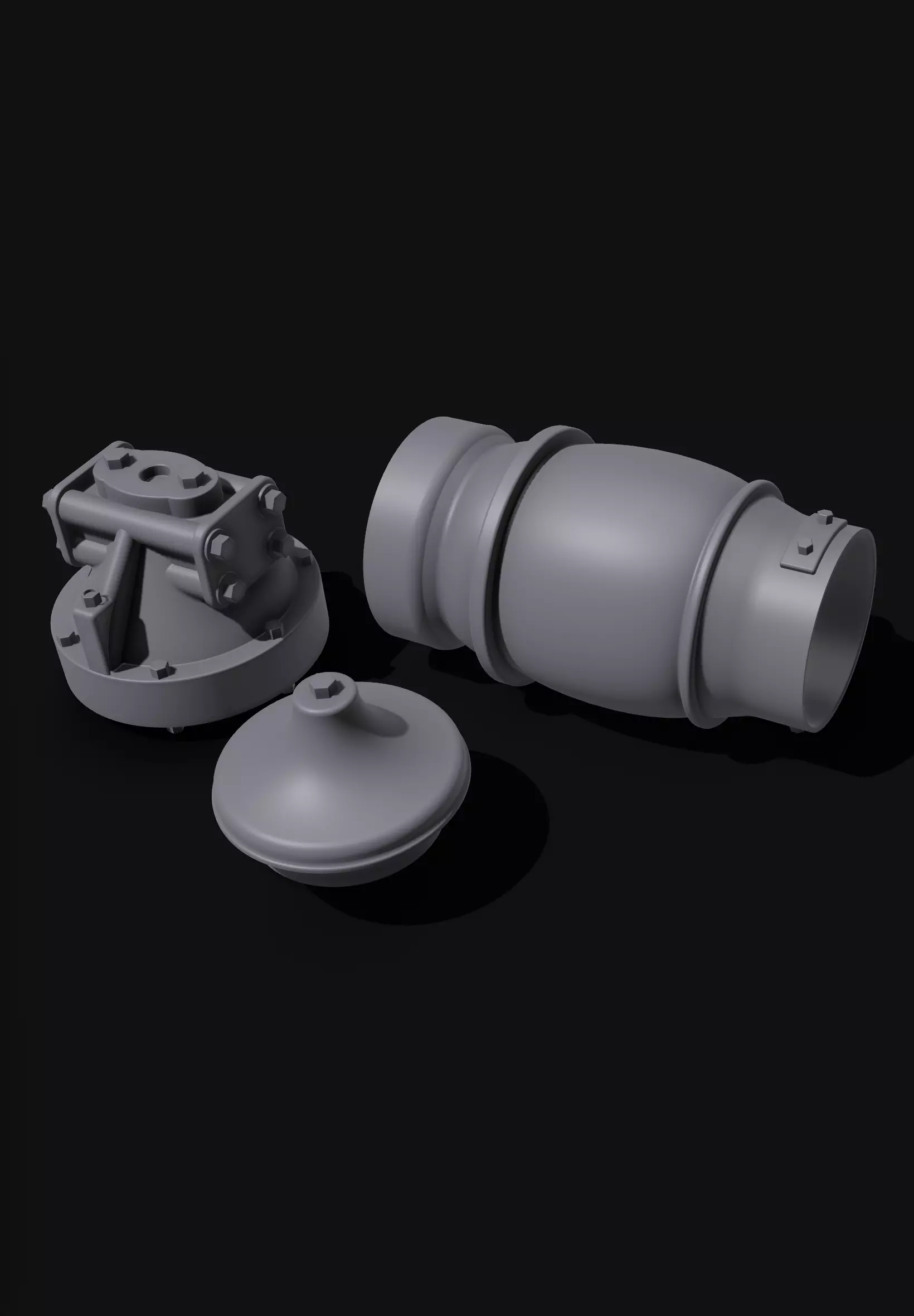 German Turbo Generator 3d Print live Steam 3D print model