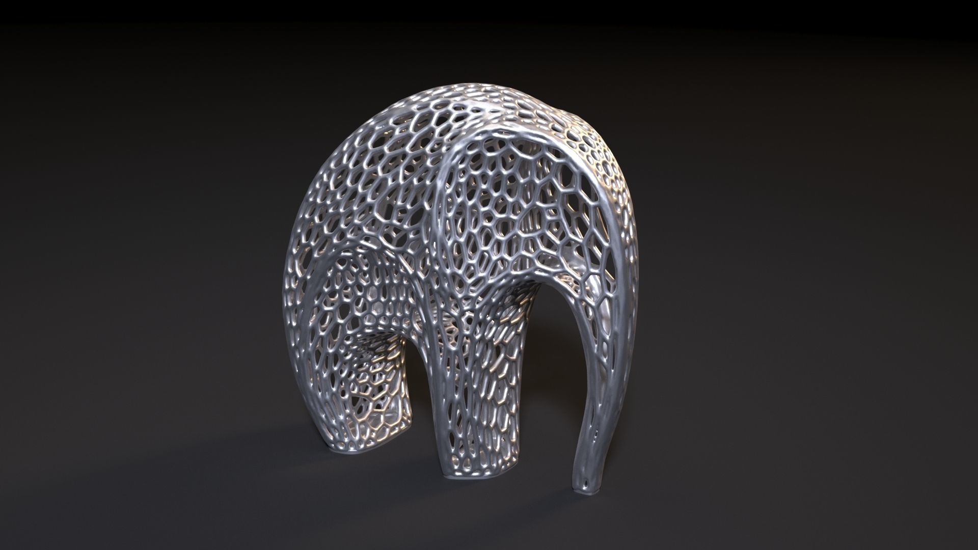 Elephant sculpture 3D print model_7