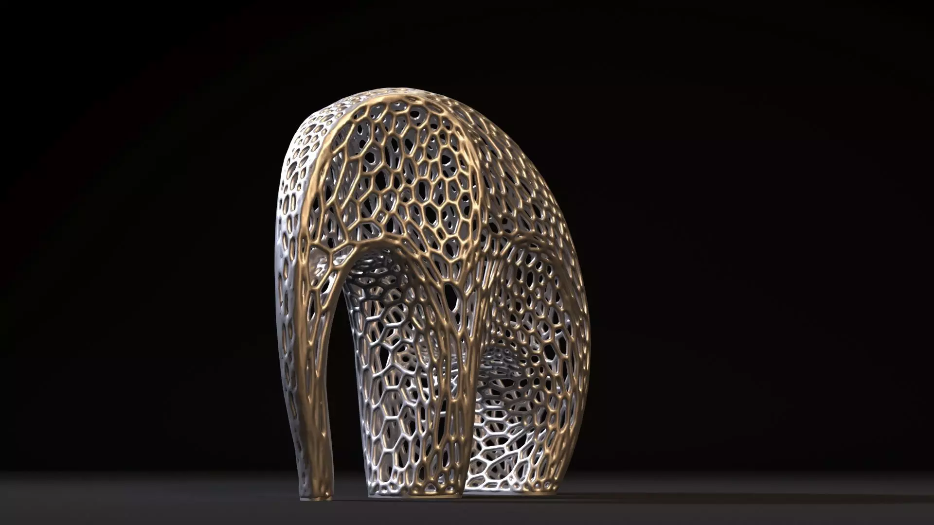 Elephant sculpture 3D print model_0
