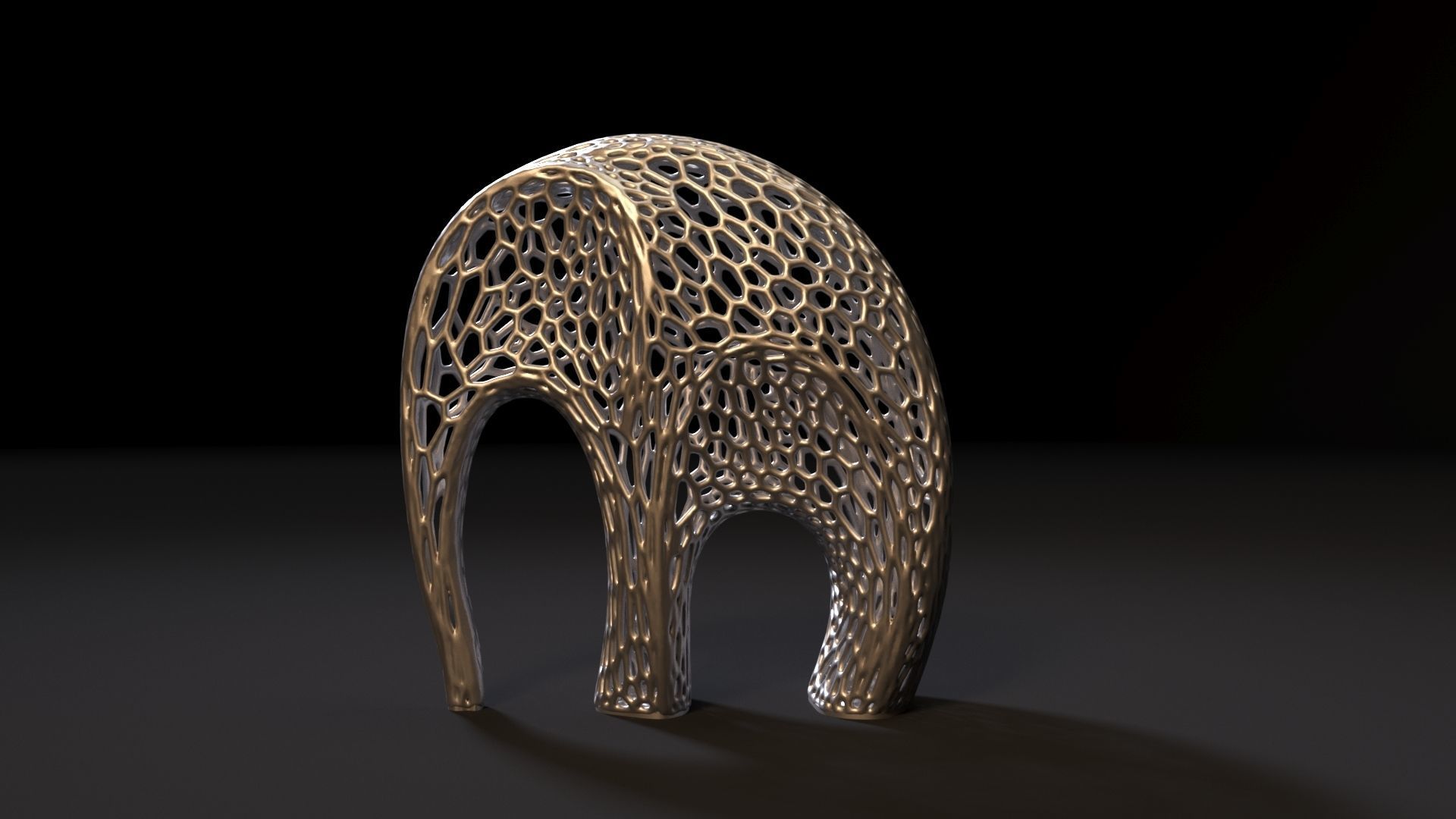 Elephant sculpture 3D print model_3