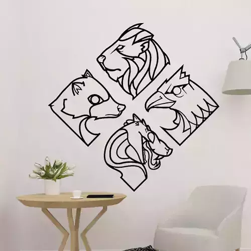 Animal Mural Wall Decor