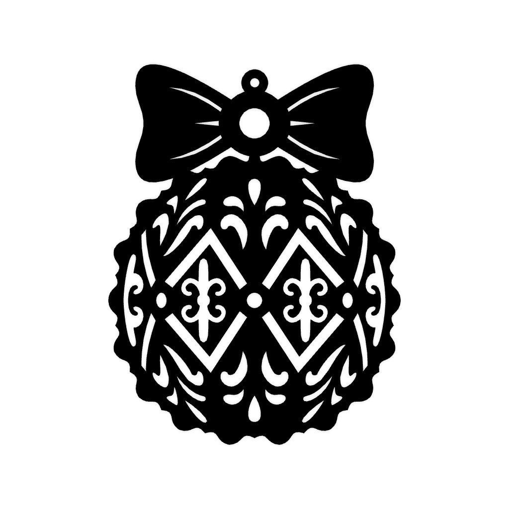 Christmas Ball 3D print model_5