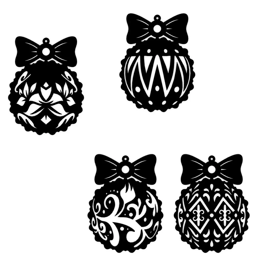 Christmas Ball 3D print model_0