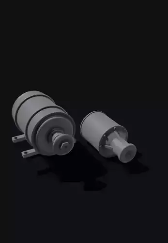 Brake Zylinder 3dprint Locomotive 3D print model