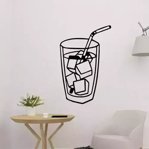 Ice Cup 2D Decor