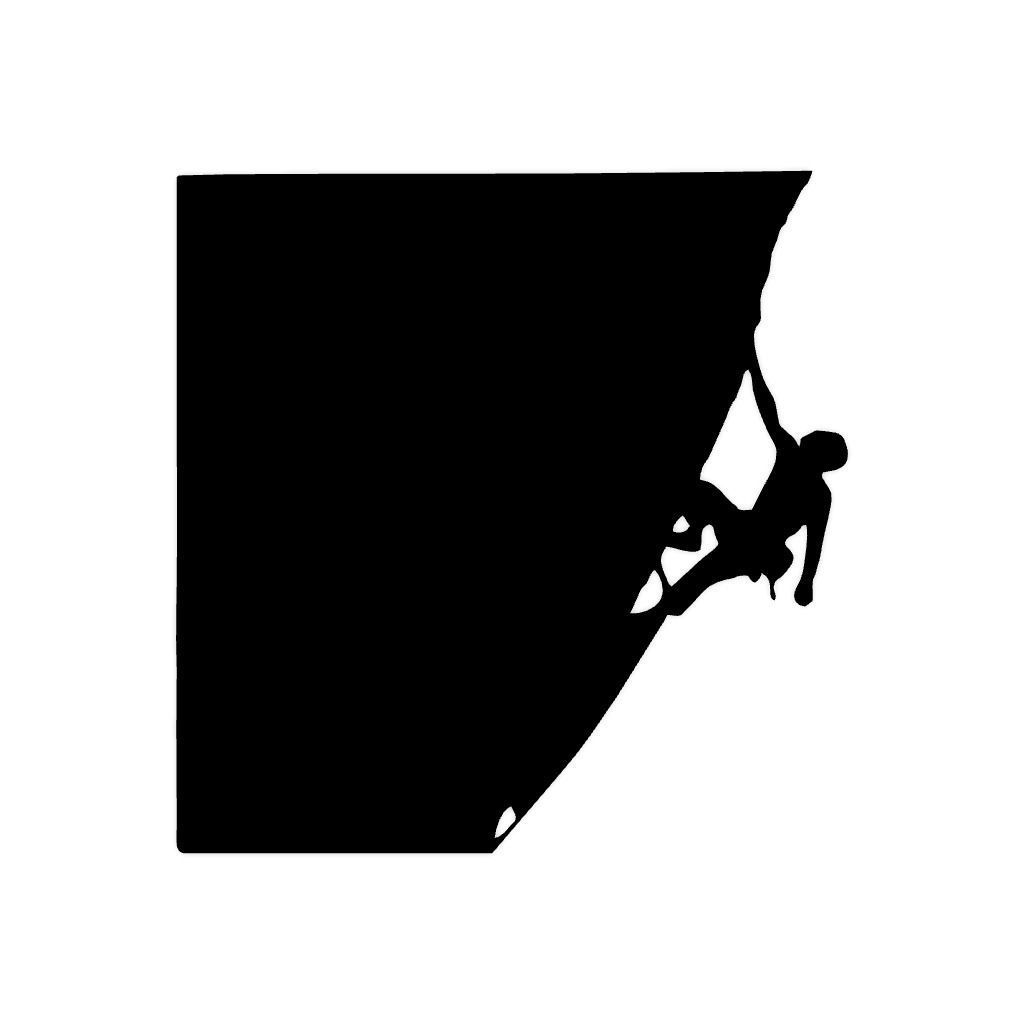 Ski and Climber Wall Decor 3D print model_4