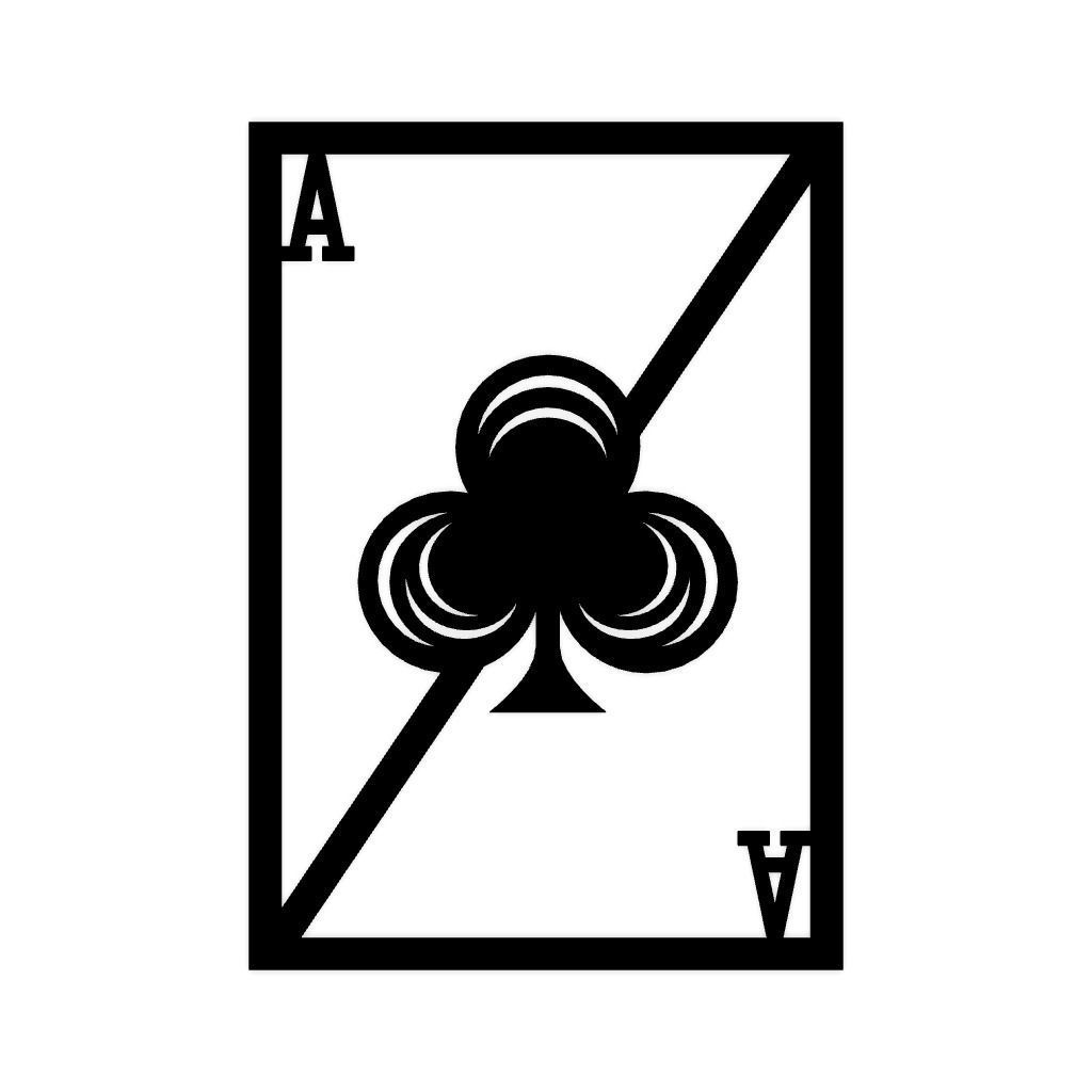 Aces Card Wall Decor 3D print model_6