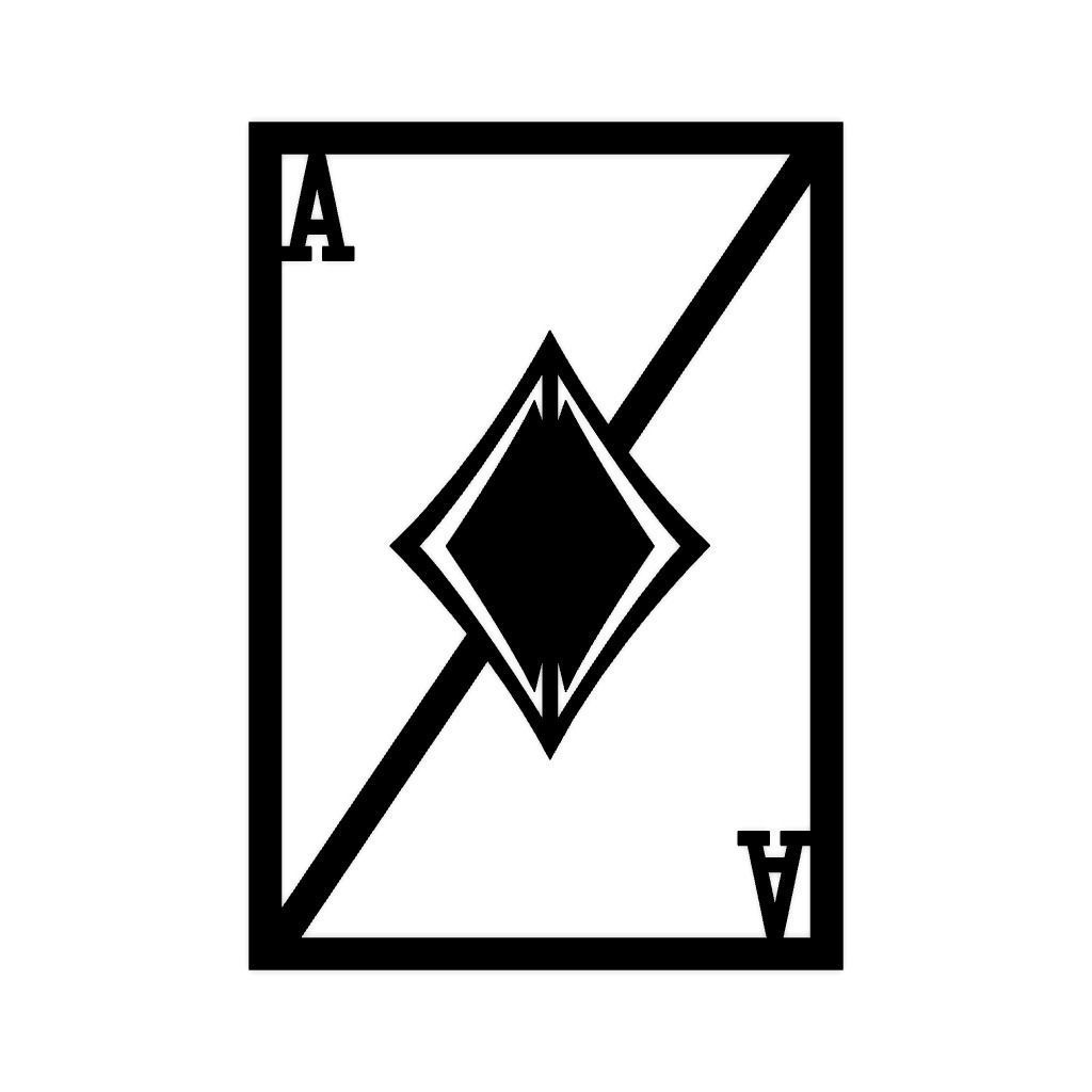 Aces Card Wall Decor 3D print model_4