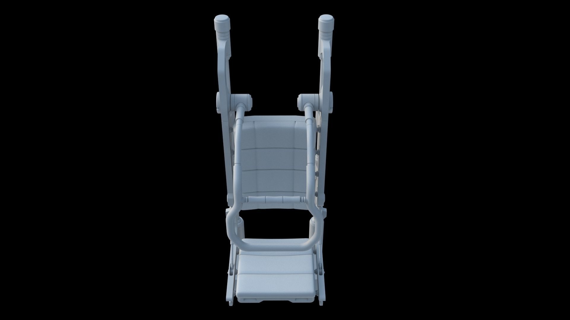 Sci Fi Transport Chair 3D model_7