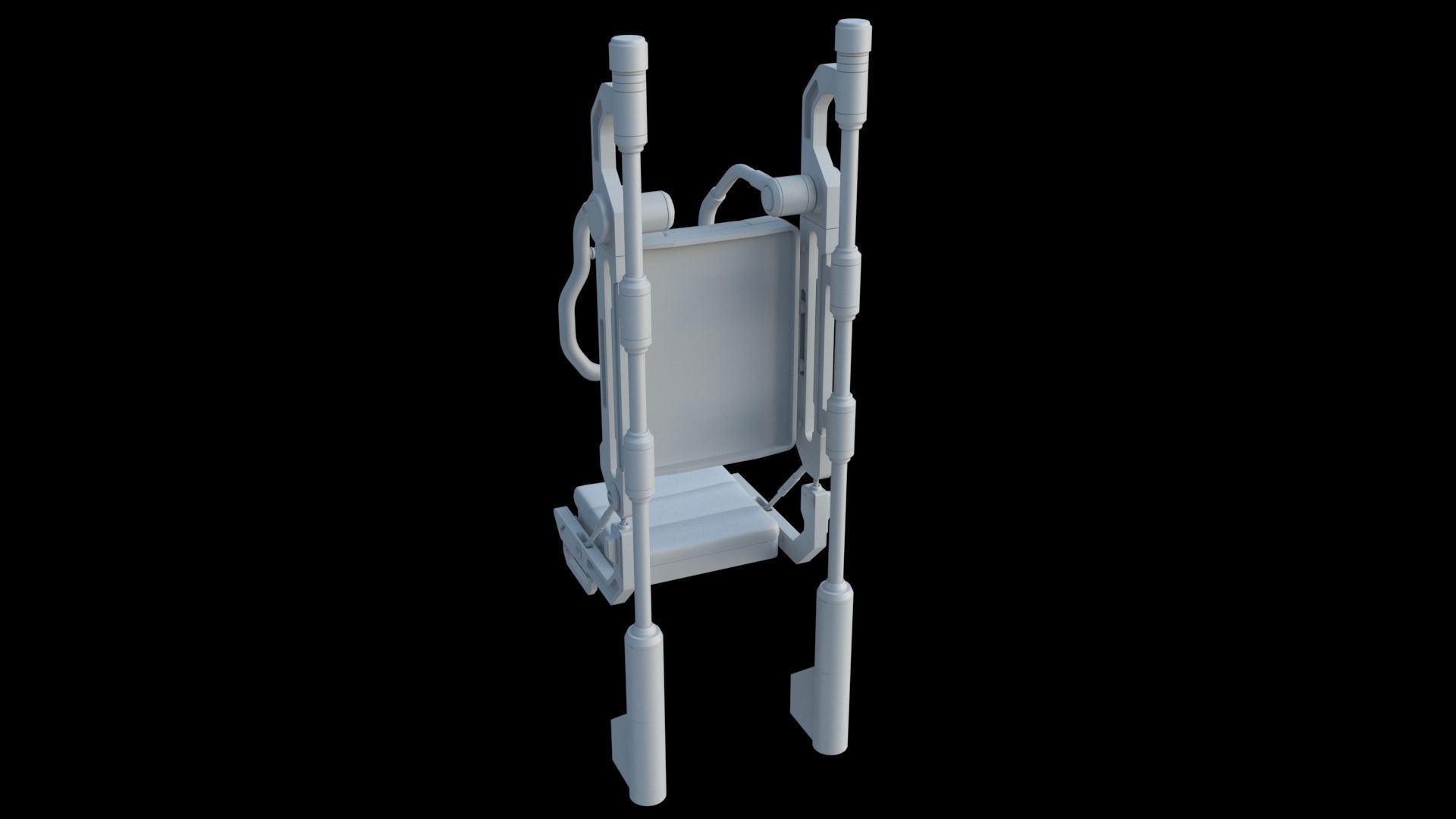 Sci Fi Transport Chair 3D model_5