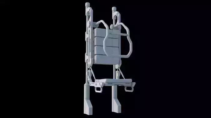 Sci Fi Transport Chair 3D model