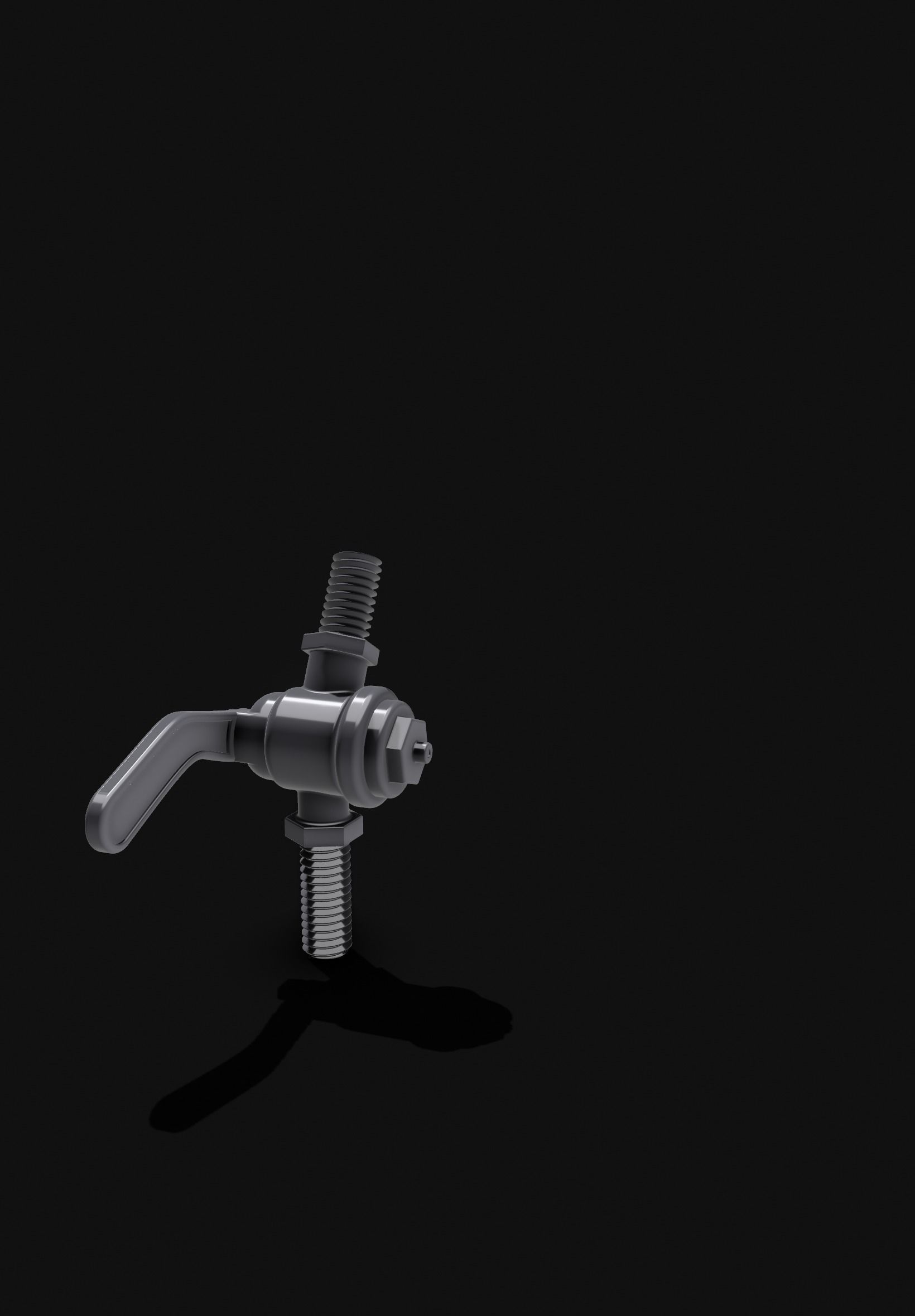 brake valve 3D print model_1