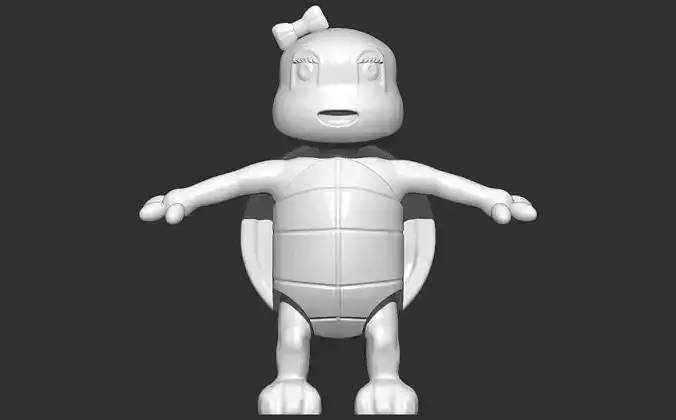 turtle 3D print model