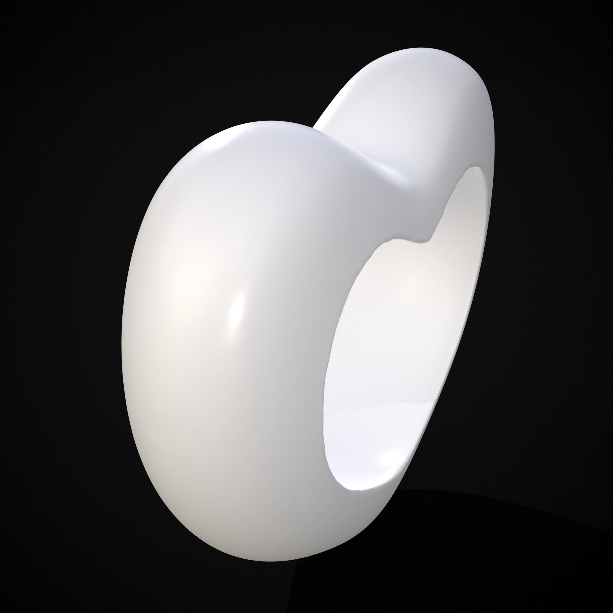 Heart With Heart Hole 3D Print 3D print model_5