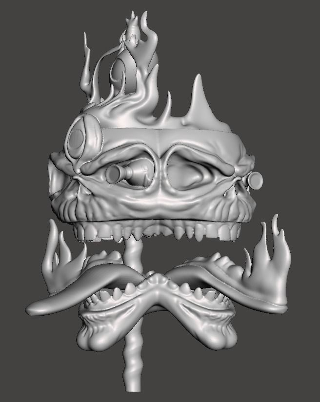 ED CLAIR head 3D print model_3