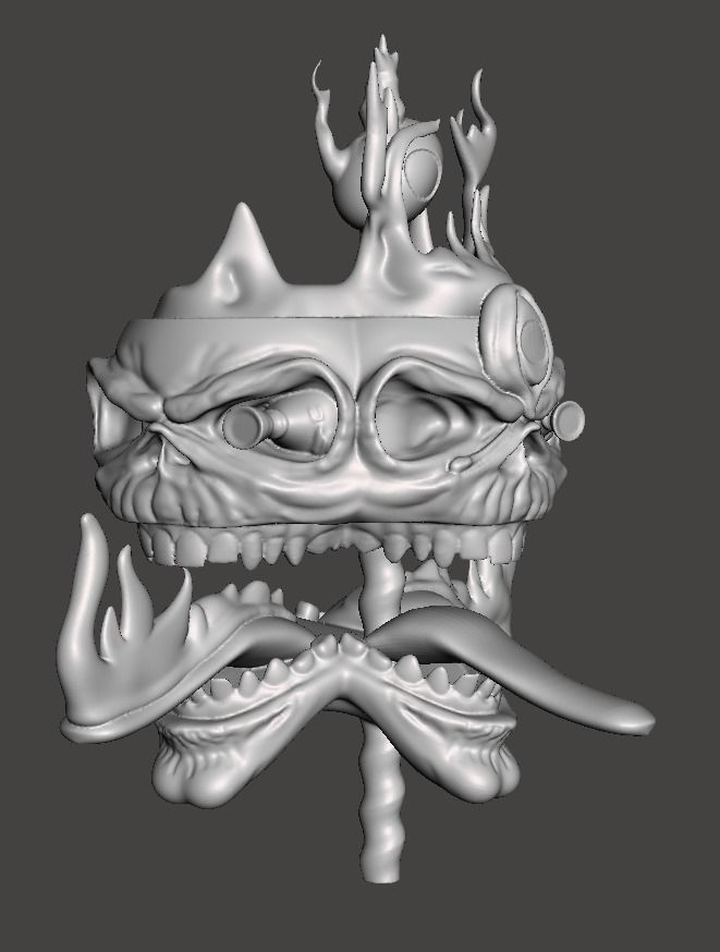 ED CLAIR head 3D print model_1