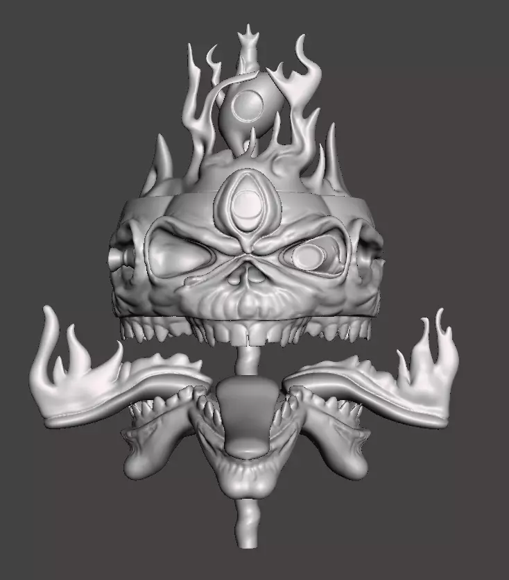 ED CLAIR head 3D print model_0